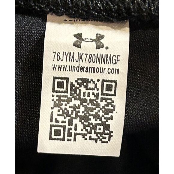 Under Armour Girls Large Black Athletic Leggings Performance Workout Pants - Picture 5 of 6